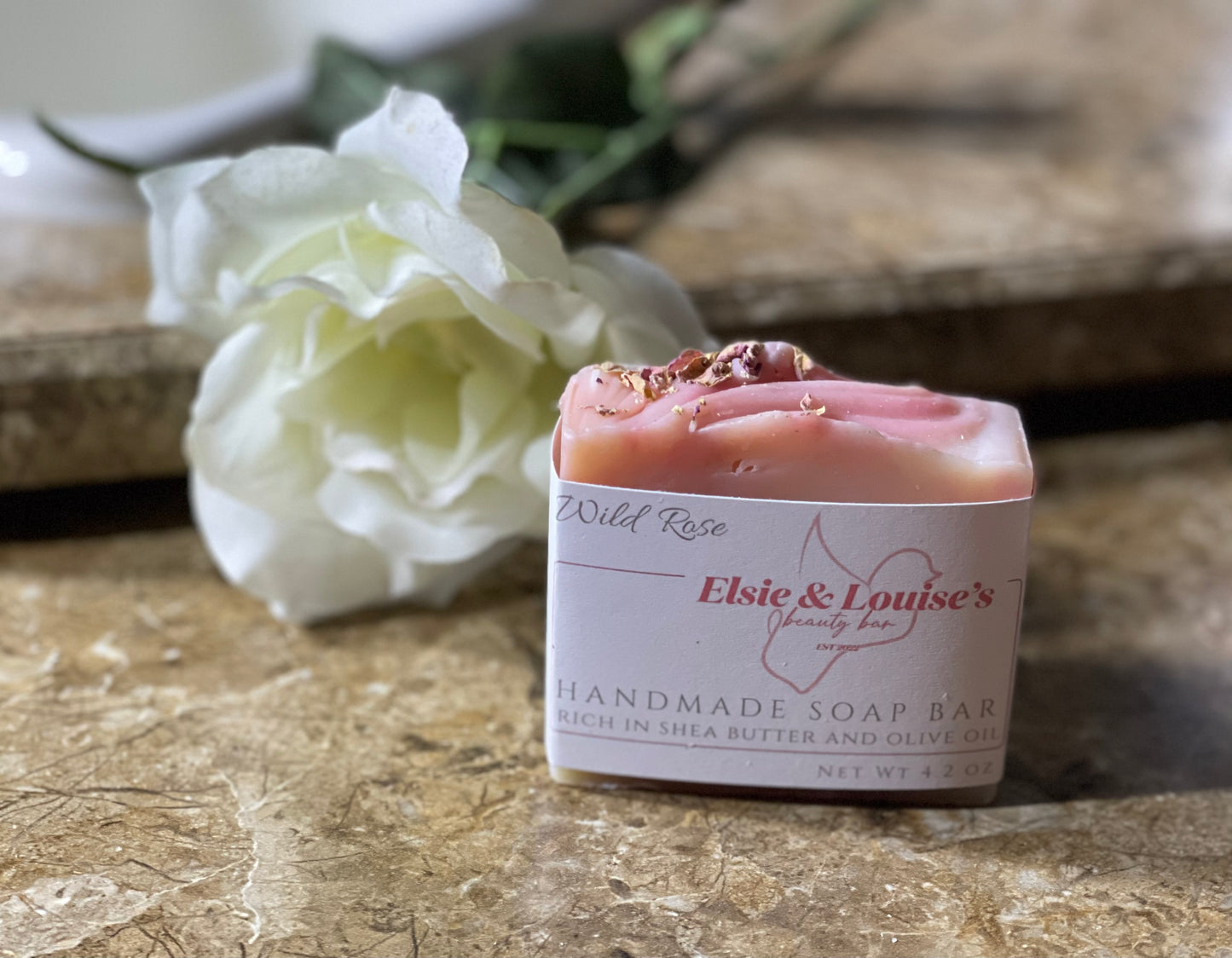 Handmade Soap Bar - Wild Rose
