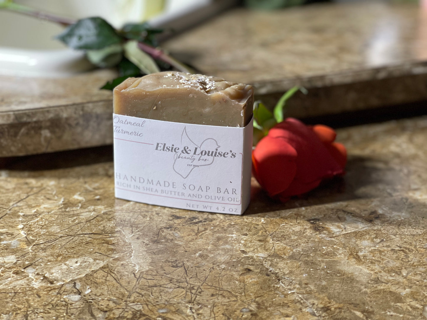 Handmade Soap Bar - Oatmeal Turmeric